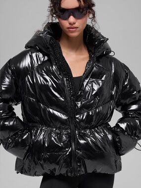 Alo Yoga Stunner Puffer Jacket Black Sz M NWT